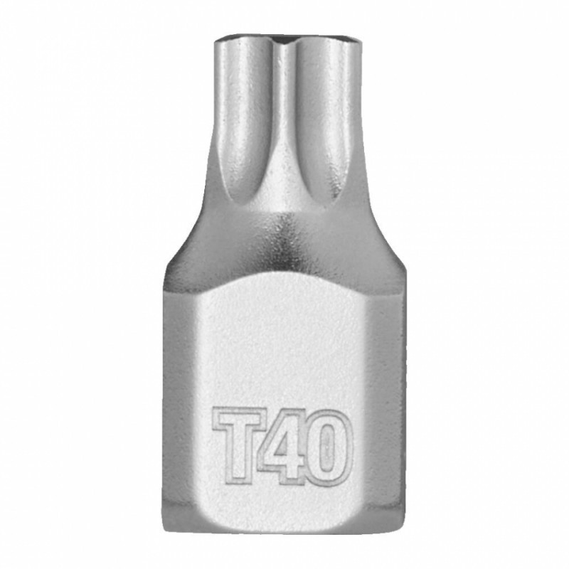 Головка торцева хромована 1/4'' MILWAUKEE укорочена з бітою Torx, T40-4932500469