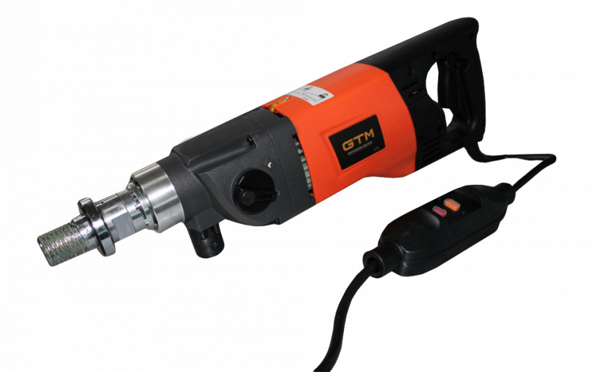 Дриль алмазна ручна з мікроударом DK-160/2PD 1,9 кВт 1080/2160об/хв-DK-160/2PD
