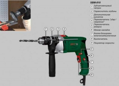 Дриль/шуруповерт DWT SBM-810-[articul]