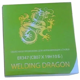 Дріт зварювальний ER 347 Welding Dragon (5 кг) для напівавтоматичного та аргонодугового зварювання нержавіючої сталі 1-[articul]