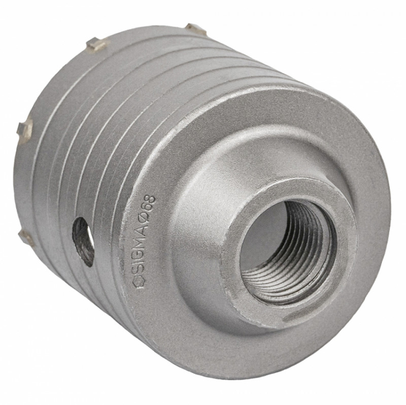 Коронка по бетону Ø68х70мм 8 зубців Sigma (1513081)-1513081