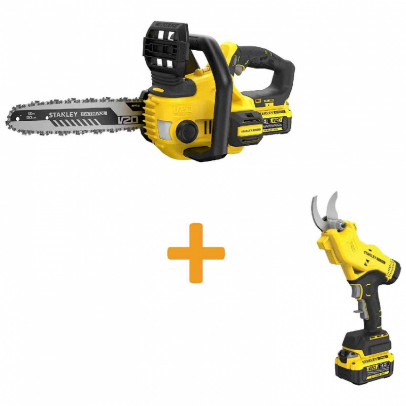 Пила ланцюгова акумуляторна STANLEY FATMAX SFMCCS630M1+SFMCPP32M1-SFMCCS630M1+SFMCPP32M1