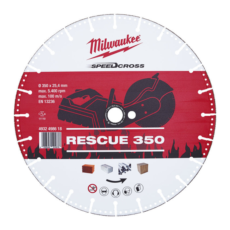 Алмазний диск SPEEDCROSS RESCUE 350 350MM DIAMOND BLADE-4932498618