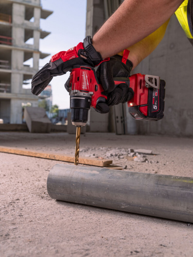 Дриль-шуруповерт акумуляторна безщіткова ударна MILWAUKEE M18 BLPDRC-0 (60Нм) (каркас) + M18 B2 подарунок-4933492820/B2