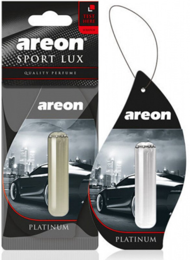 Ароматизатор AREON Sport Lux Платина 5мл (підвіска з рідиною)-077200