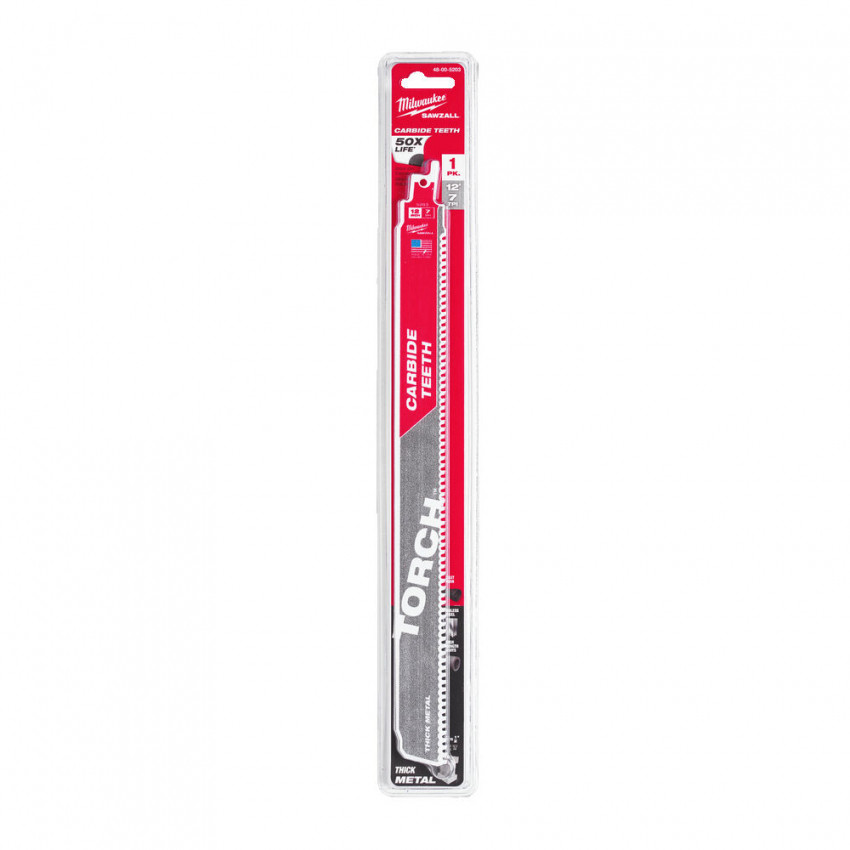 Полотно для шабельних пил TORCH CARBIDE MILWAUKEE, 300х3,1мм, (метал)-48475203