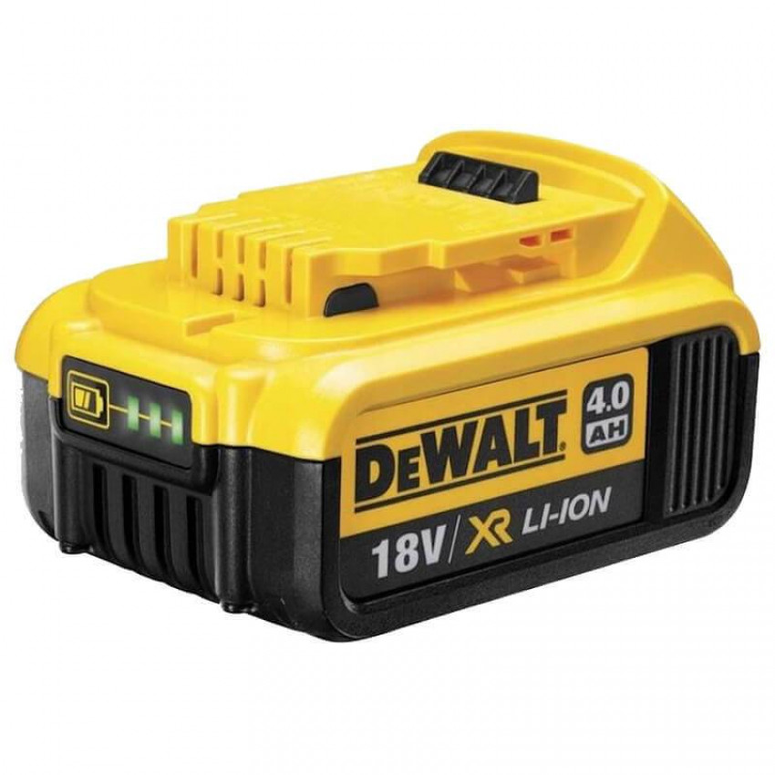 Акумуляторна батарея DeWALT DCB182, 18 В, 4 Ач, час заряджання 40 хв, вага 0.61 кг-DCB182