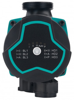 Насос циркуляційний енергозберігаючий 5-25Вт Hmax 4м Qmax 47л/хв Ø1½&quot; 130мм + гайки Ø1&quot; AQUATICA GPA25-4/130 III (774042)