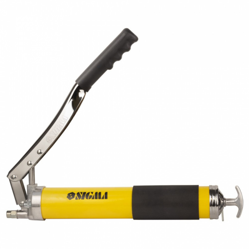 Шприц-оливниця важільно-плунжерний (двоплунжерний) 600мл з гнучким шлангом SIGMA (6300271)-6300271