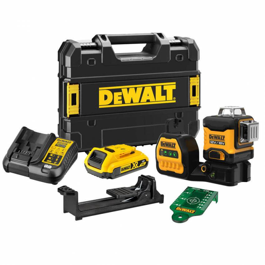 Рівень лазерний лінійний DeWALT DCE089D1G18-DCE089D1G18