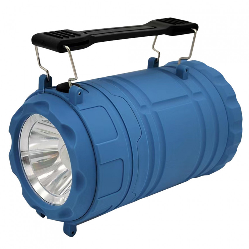 Ліхтар кемпінговий  Quantum QM-FL3041 Nice blue 1WLED + 3WCOB живлення 3xAA 1шт/уп, box-QM-FL3041