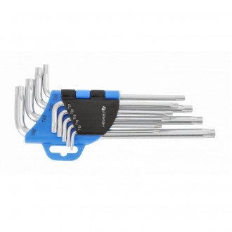 Набір ключів TAMPER TORX у пластиковому підвісі HOEGERT 10 - 50 HT1W809-[articul]