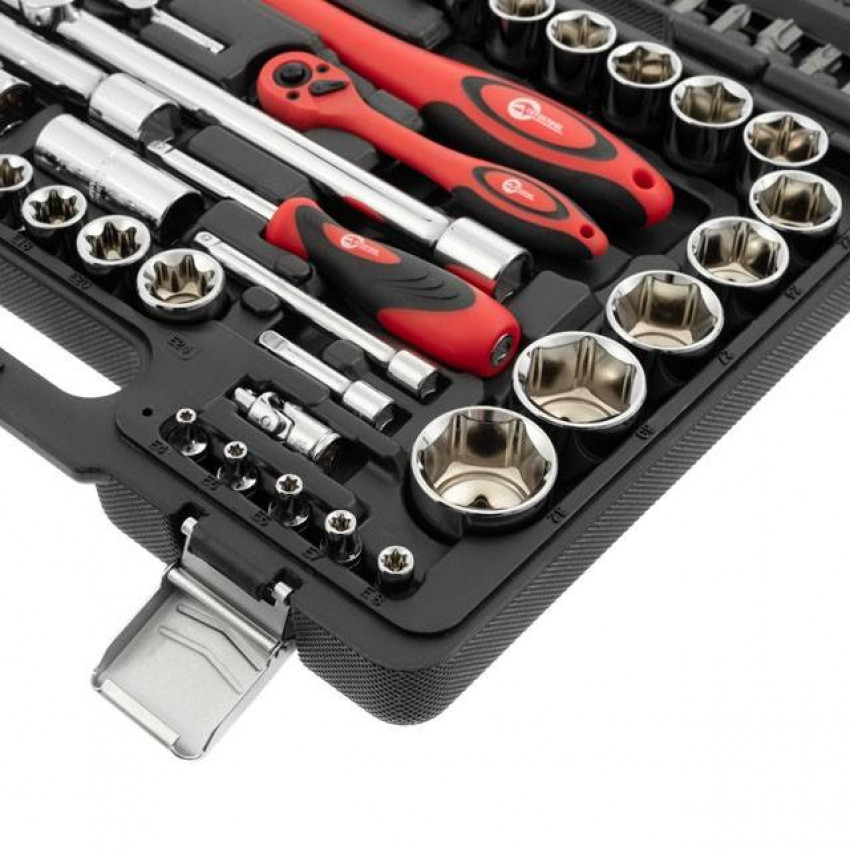 Набір інструментів професійний 1/2 "& 1/4", 108од., , Cr-V INTERTOOL ET-6108-ET-6108