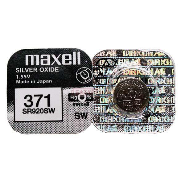 Срібно-оксидна батарейка Maxell "таблетка" SR920SW 1шт/уп-18290100