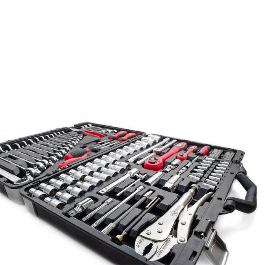 Професійний набір інструментів 1/4", 1/2", 101 од., Cr-V INTERTOOL ET-7101-ET-7101