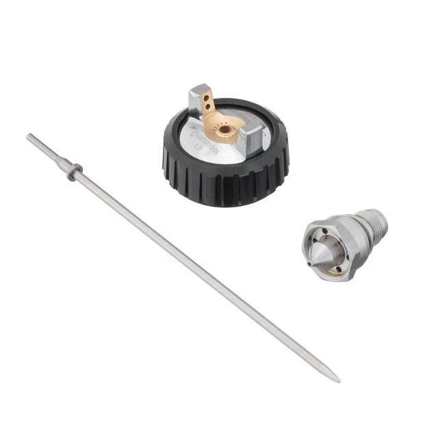 Комплект 1,8 мм форсунка, повітряна головка, голка до краскопультів HVLP BLACK M-DIAMOND (PT-0163, PT-0164, PT-0168) STORM INTERTOOL PT-2618-PT-2618