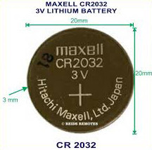 Літієва батарейка Maxell "таблетка" CR2032  1шт/уп-11238500