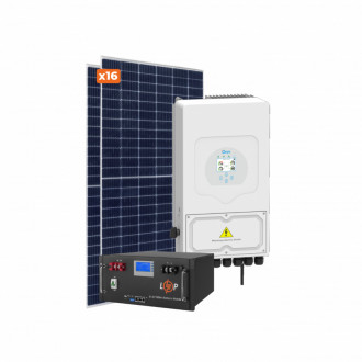 Комплект СЕС DEYE for LP 6 kW GRID 3Ф з АКБ 5,1 kW