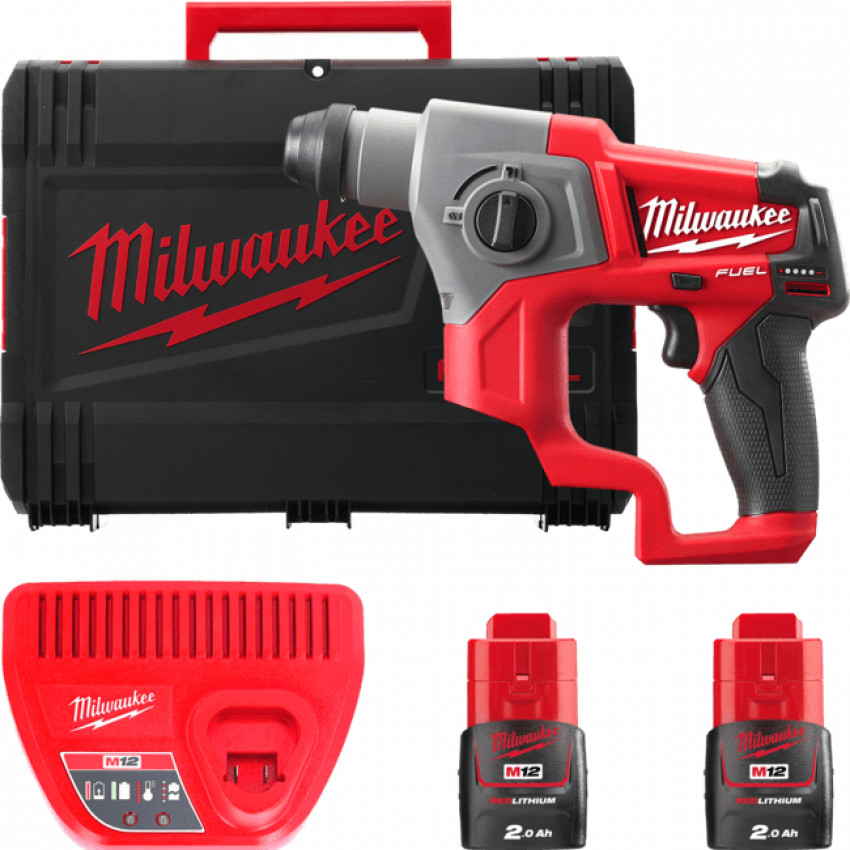 Акумуляторний перфоратор MILWAUKEE SDS-Plus M12 CH-202C 4933441997-4933441997