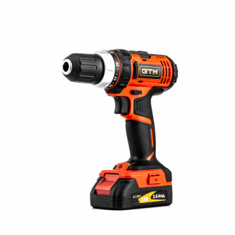 Дриль-шурупокрут акум. DS18/40P, 18В, 40Нм, 2шв +акум.2Аг-2шт, зарядний пристрій-[articul]