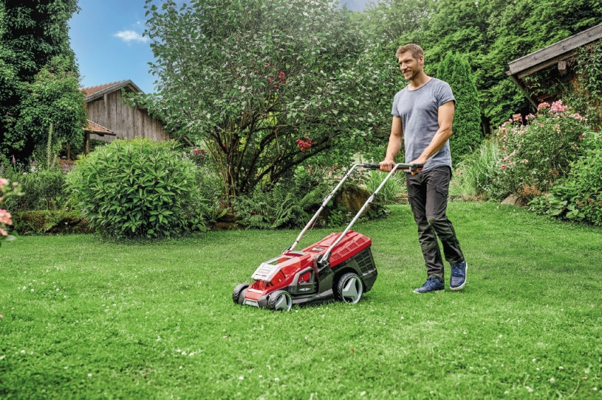 Газонокосарка акумуляторна Einhell GE-CM 36/36 Li 2x4.0Ah (3413230)-