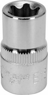 Головка торцева YATO: &quot;TORX&quot; E16, квадрат-1/2&quot;, CrV, DIN 2124 [Блістер]-[articul]