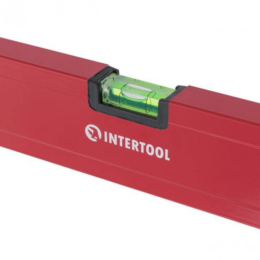 Рівень будівельний 400 мм, 3 вічка, перетин 22*59 мм INTERTOOL MT-1131-MT-1131