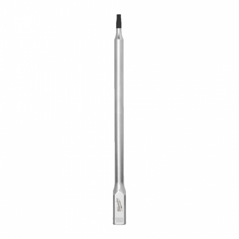 Головка торцева хромована 1/4'' MILWAUKEE подовжена з бітою Torx, T20-4932500440