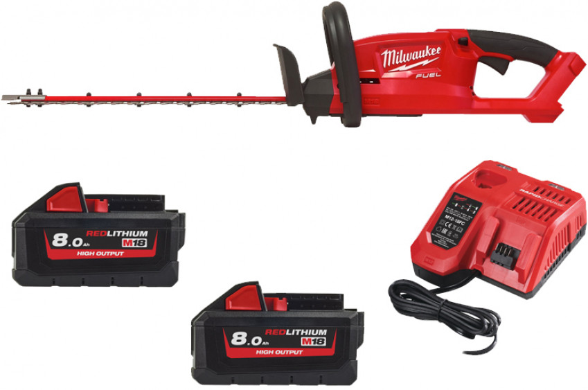 Акумуляторний кущоріз шина 45 см Milwaukee M18 FHT45-802 4933480113-4933480113