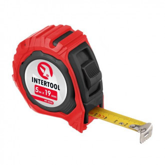 Рулетка з фіксатором 5 м &quot;Магніт&quot; INTERTOOL MT-0505