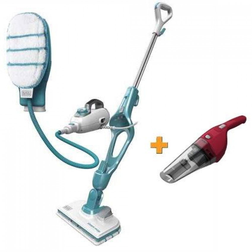 Щітка парова та пароочисник пилосос NVB115WA у подарунок BLACK DECKER FSMH13101SM NVB115WA-FSMH13101SM+NVB115WA
