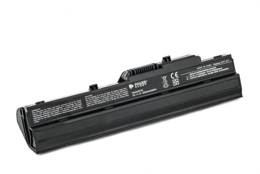 Акумулятори PowerPlant для ноутбуків MSI LG X110 (BTY-S11, MI1212LH) 11.1V 5200mAh-NB00000133