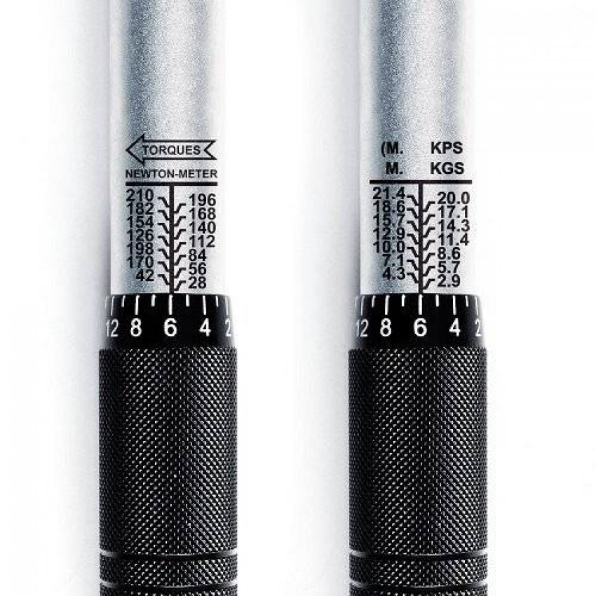 Динамометрический ключ S & R 1/2 28-210 Hm-465012210