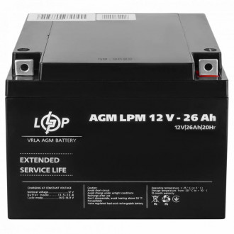 Акумулятор AGM LPM 12V - 26 Ah-[articul]