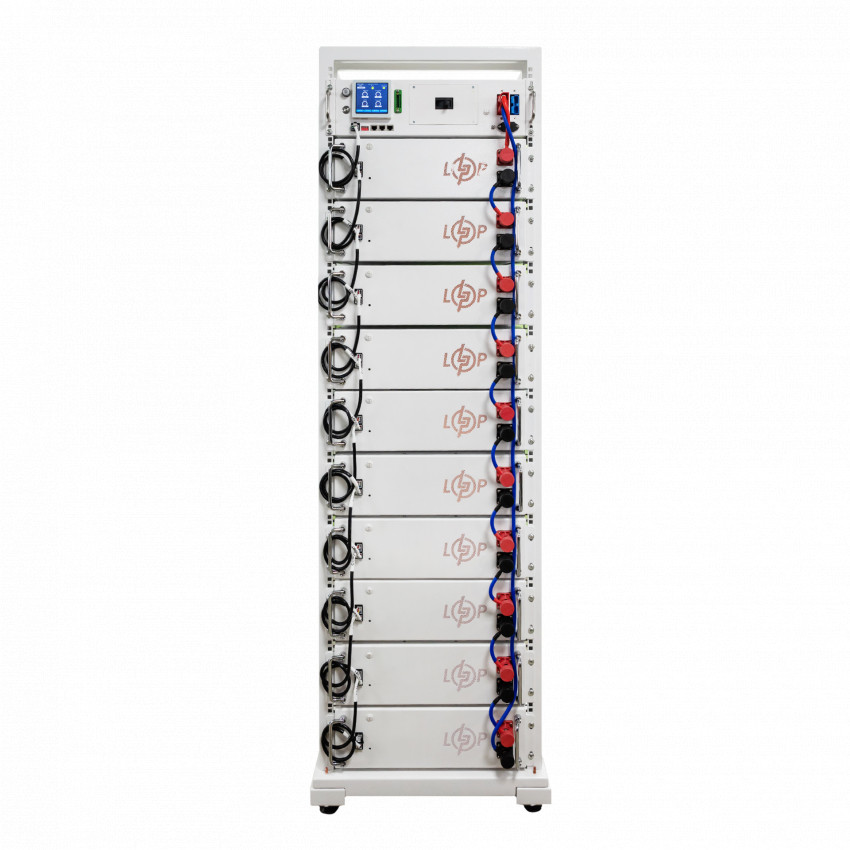 Акумулятор LP LiFePO4 Battery HVM 512V 100Ah (51200 Wh) BMS 125А AB Lrack white-