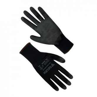 Рукавички робочі комбіновані тканина / біла шкіра &quot;Л&quot; Rtop-EX  Шкіра/тканина (69446)-[articul]