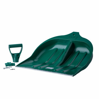 Лопата для снігу/зерна пластикова з оцинкованою планкою Strong 490×495мм (кольорова) GRAD (5049595)-[articul]