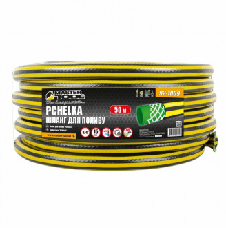 Шланг для поливу MASTERTOOL &quot;PCHELKA&quot; 3/4&quot; 50 м чорно-жовтий 92-1069