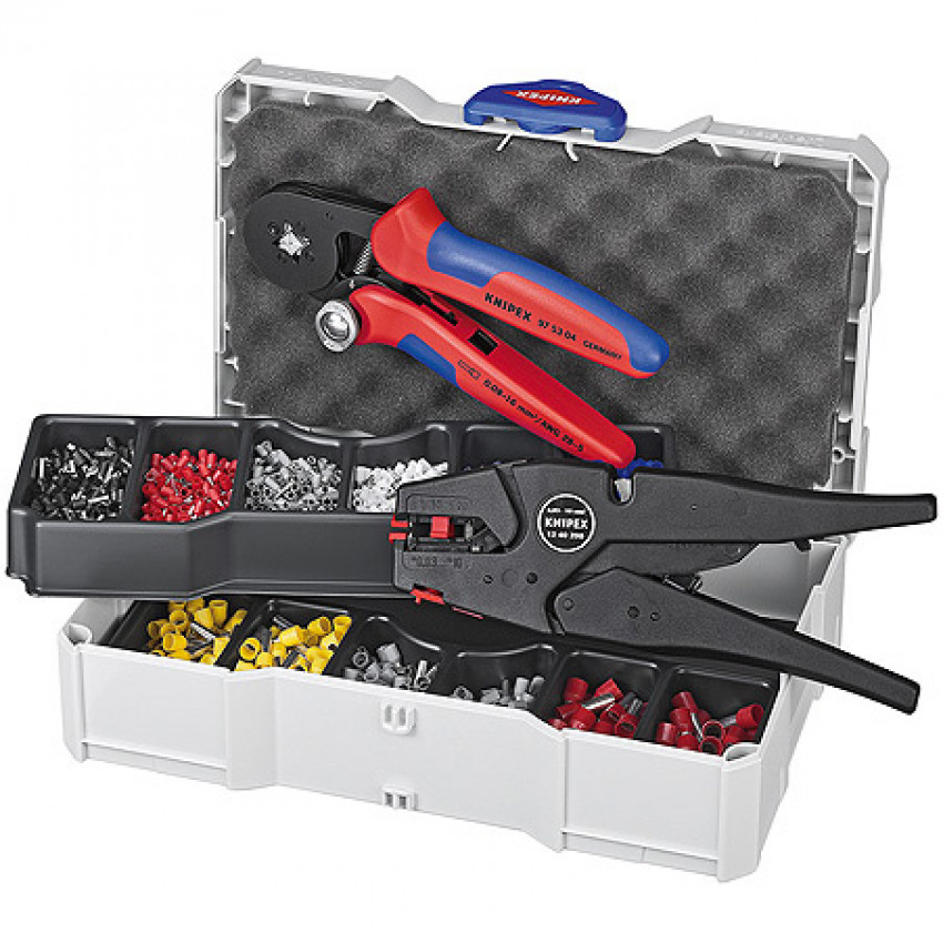 Набір кабельних наконечників для обпресування KNIPEX 97 90 10-97 90 10