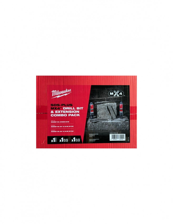 Набір бурів SDS-PLUS MX4 MILWAUKEE + подовжувач-4932478958