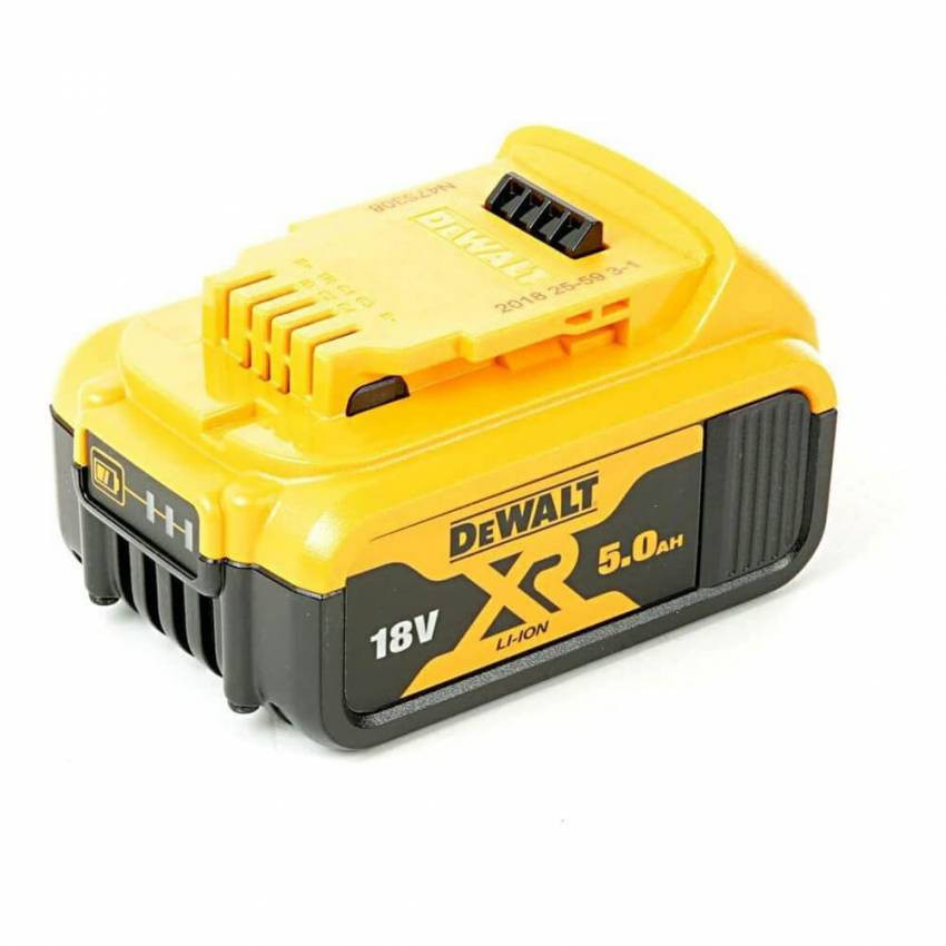 Акумуляторна батарея DeWALT DCB184 18 В, 5 Ач, час заряджання 50 хв, вага 0.65 кг-DCB184