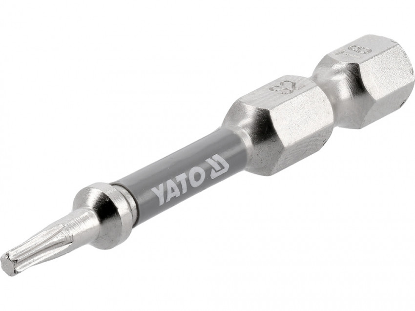 Насадка викруткова YATO; "TORX" T8 х 50 мм. шпиндель 6-гран- 1/4", покрита нікелем, 2 шт.[10]-YT-78030