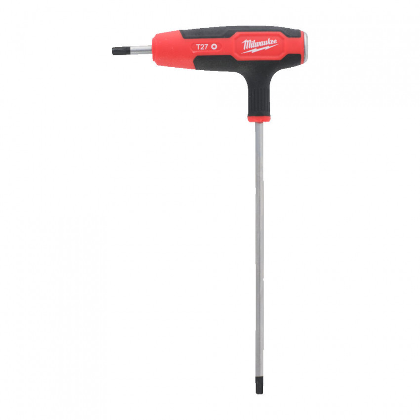 Ключ Г-образний TORX MILWAUKEE з комфортною ручкою, T27 з кулькою-4932498699