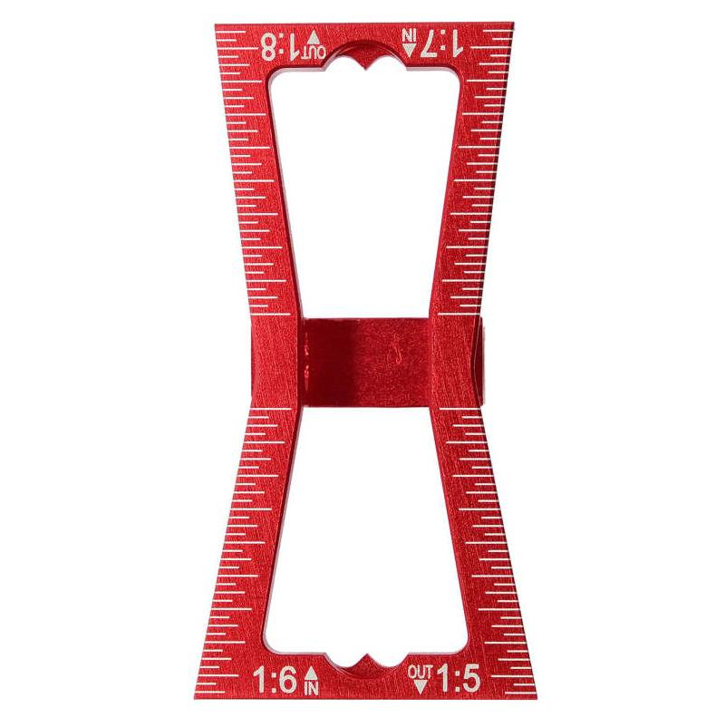 Шаблон розмічальний YATO контур "ластівковий хвіст" зі шкалою, 64х 23х 18 мм-YT-44080