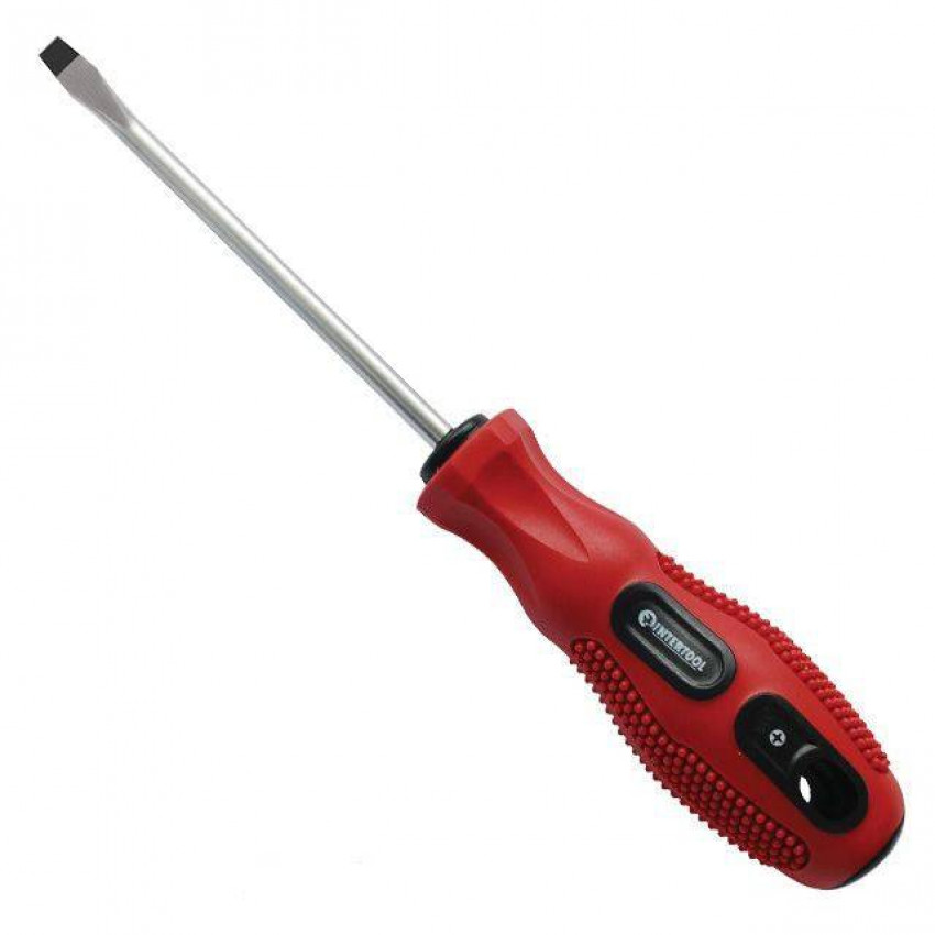 Викрутка шліцева SL3 * 100мм INTERTOOL VT-3102-VT-3102