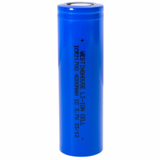 Акумулятор літій-іонний Westinghouse Li-ion ICR21700, 3.7V, 4000mAh, 1шт-[articul]