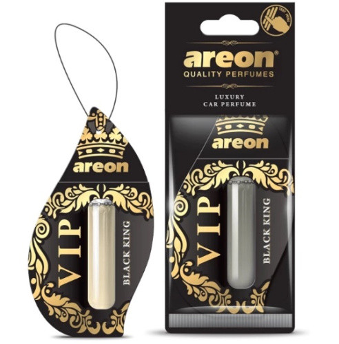 Ароматизатор VIP підвіска з рідиною Black King 5мл Areon-085255