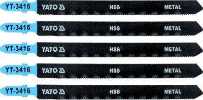 Полотно для електролобзика YATO, 21TPI, l=130мм, набір 5ін. [25/250]-[articul]