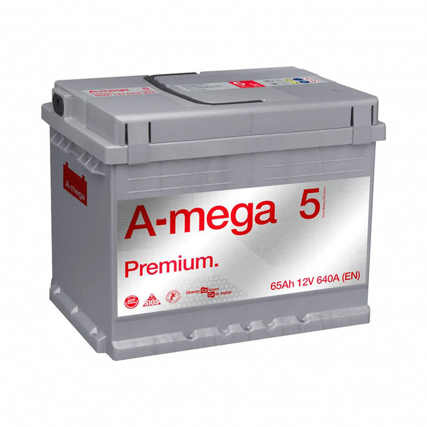 Акумулятор авто Мегатекс A-mega Premium (M5) 6СТ-65-А3 (прав) ТХП 640-