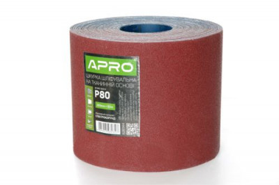 Папір шліфувальний APRO P40 рулон 200мм*50м (тканинна основа)-[articul]